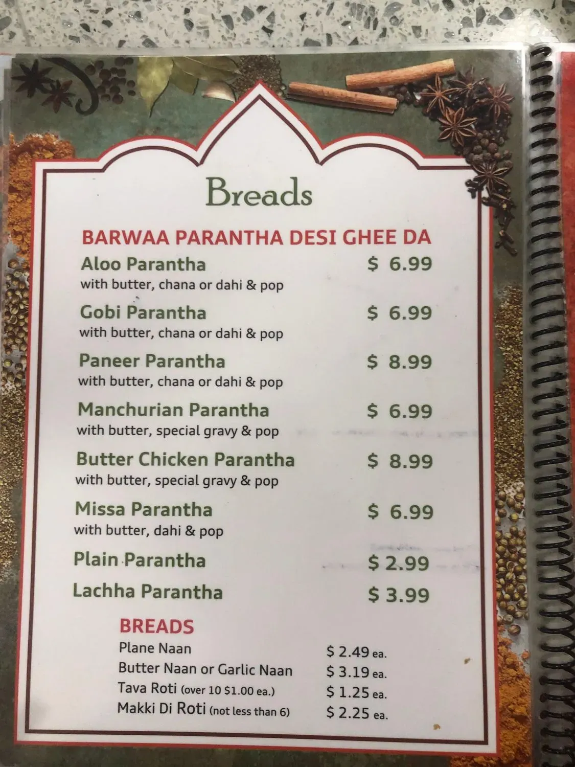 Menu 4