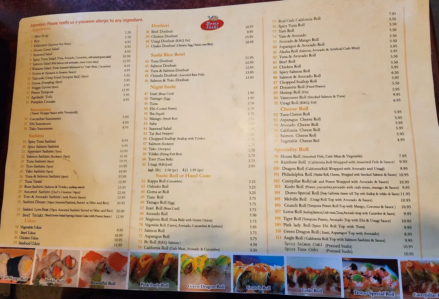 Menu 3