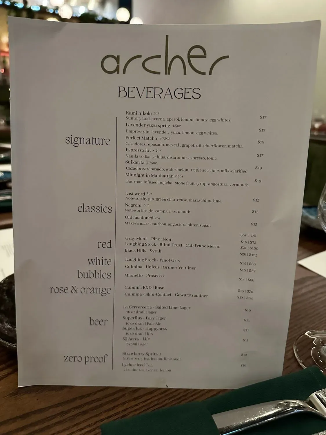 Menu 6