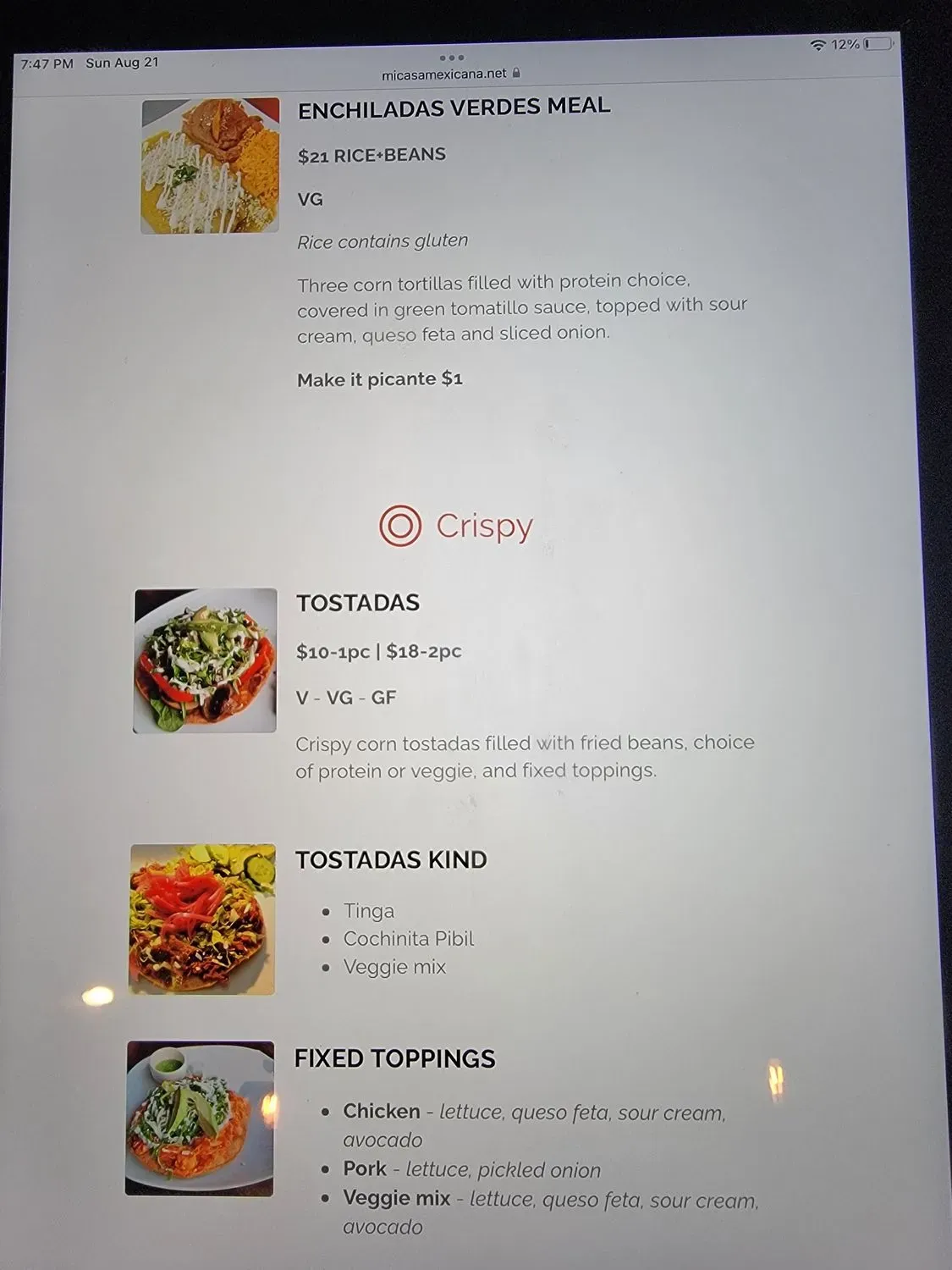 Menu 2