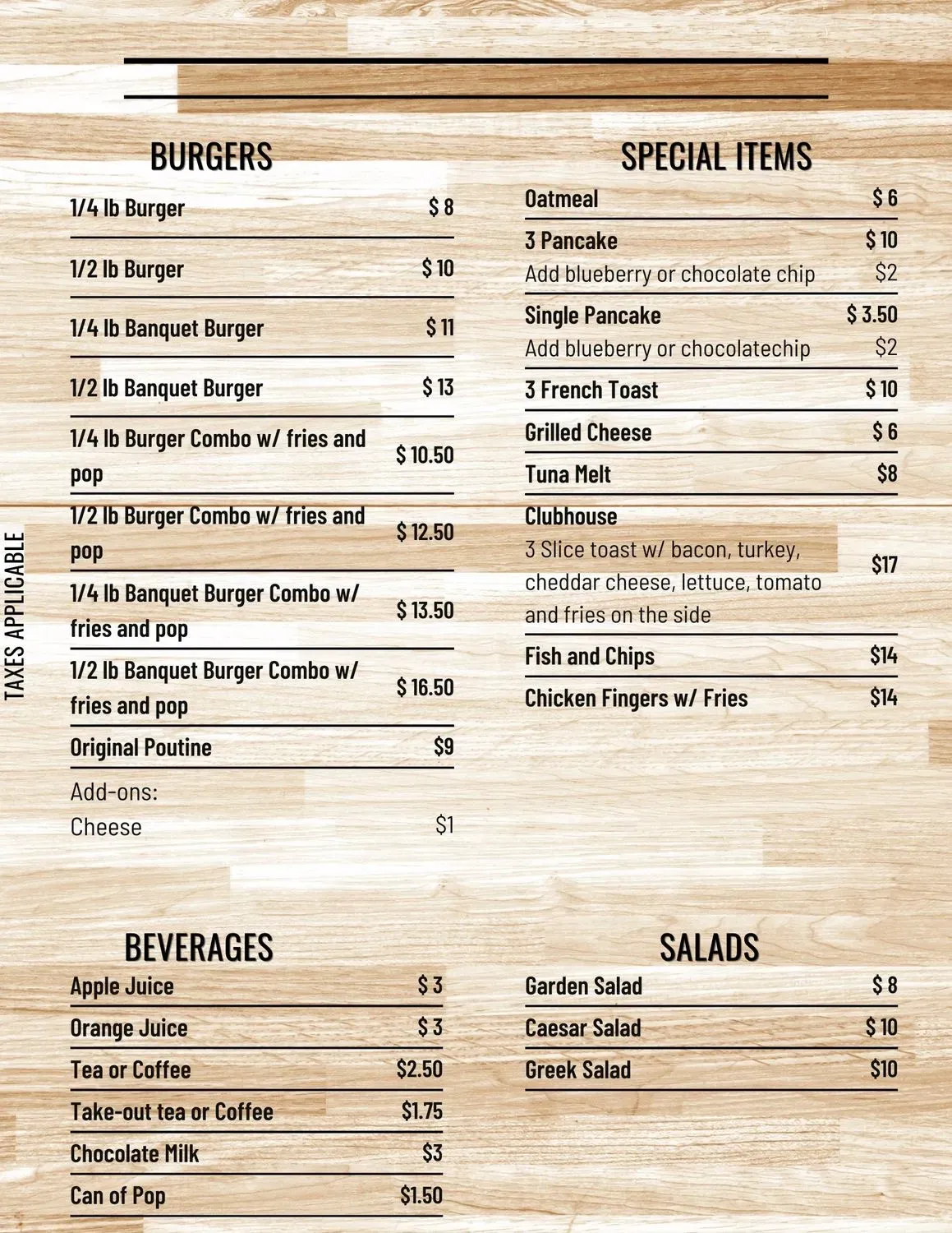 Menu 2