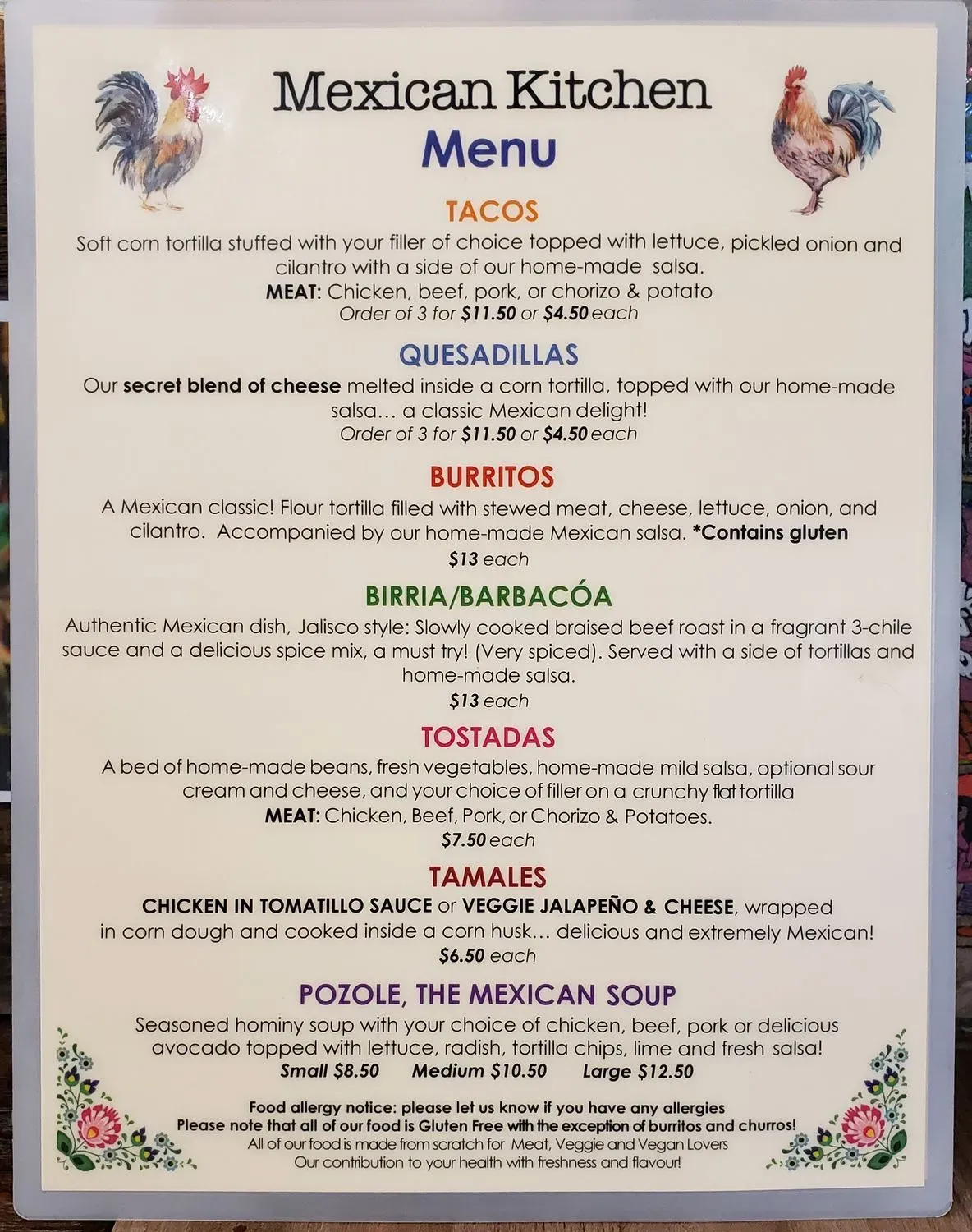 Menu 3