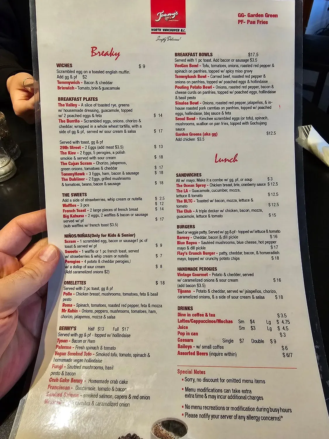 Menu 6