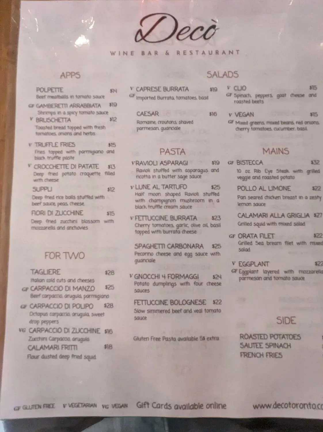 Menu 4