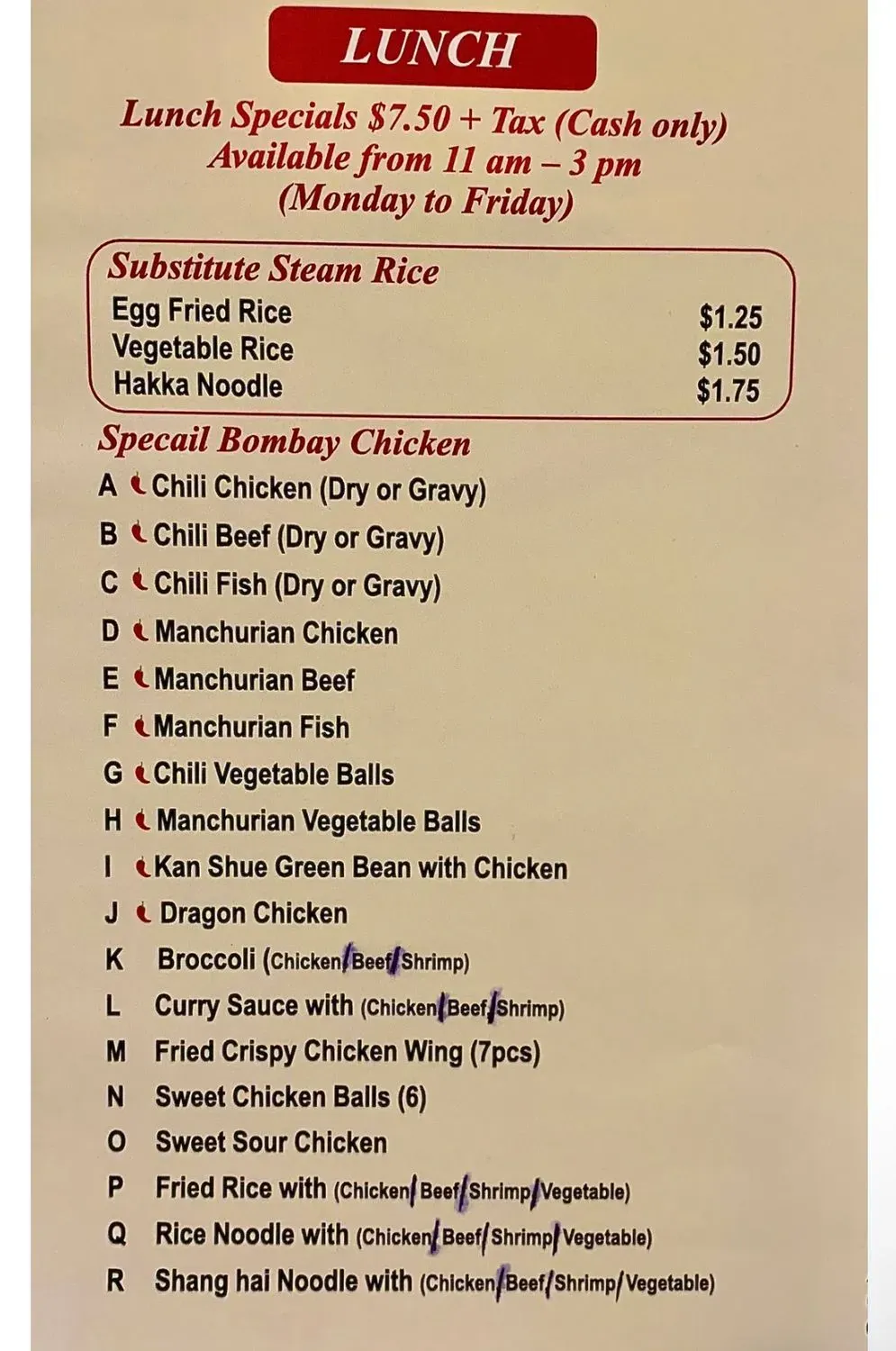 Menu 2