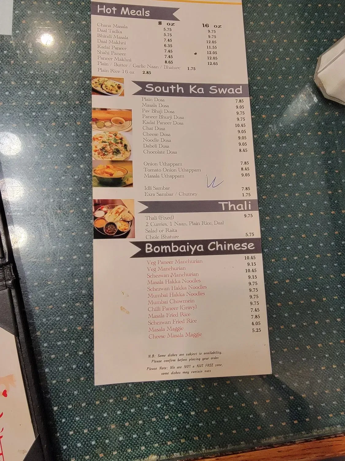 Menu 6