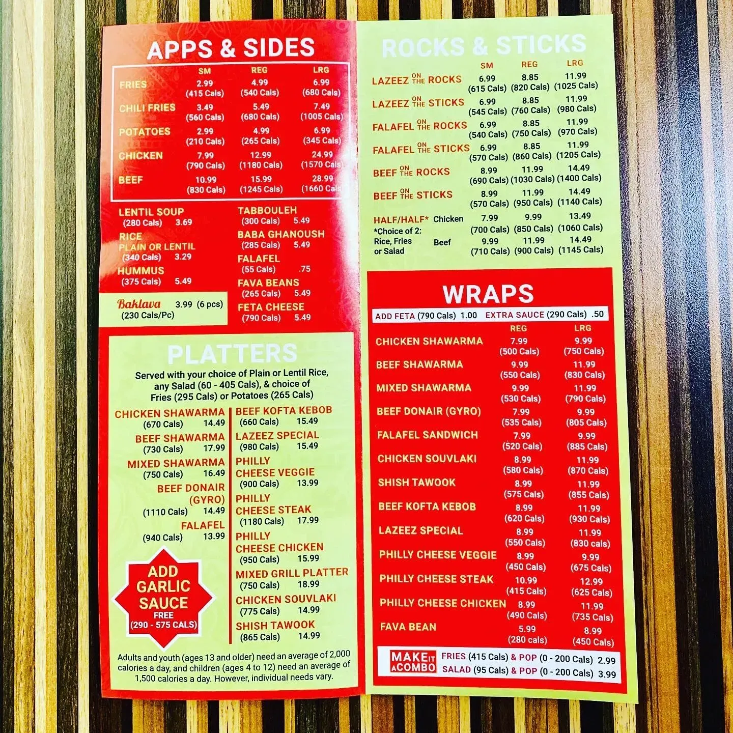 Menu 2