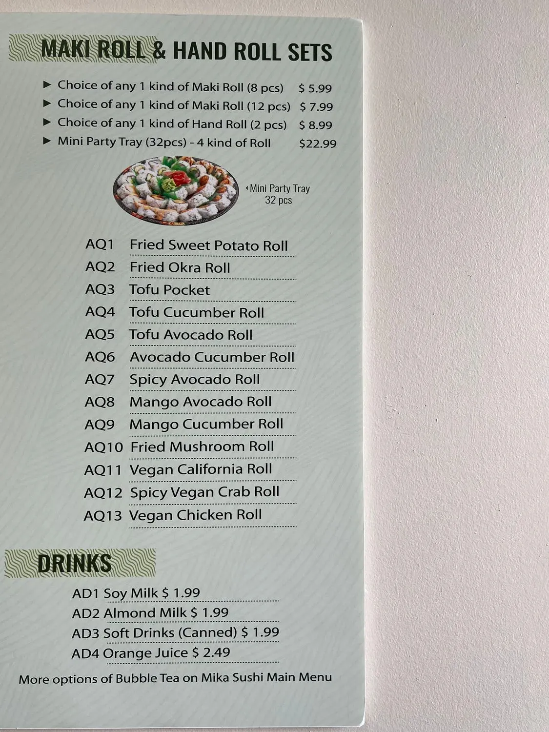 Menu 6