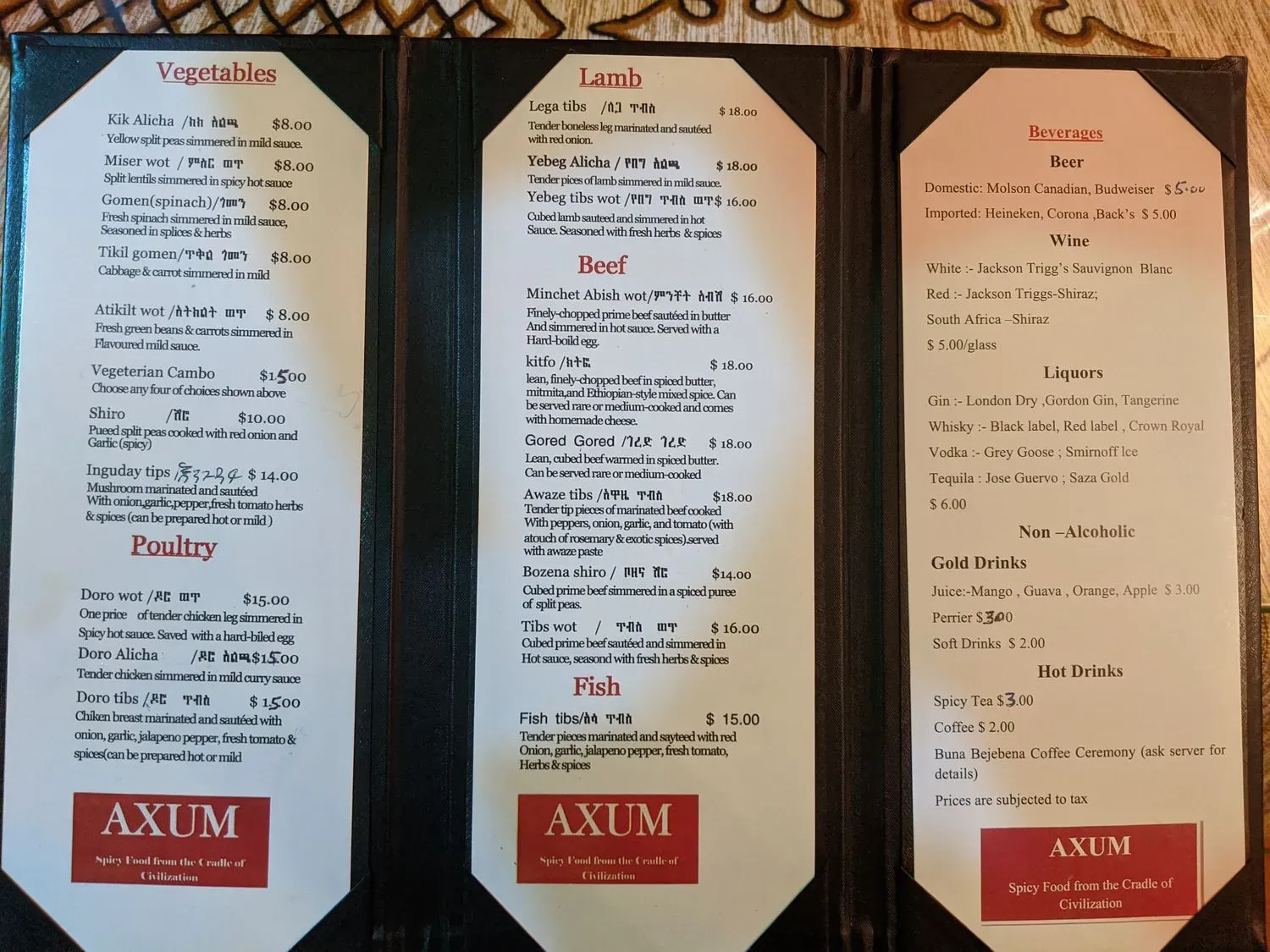 Menu 4