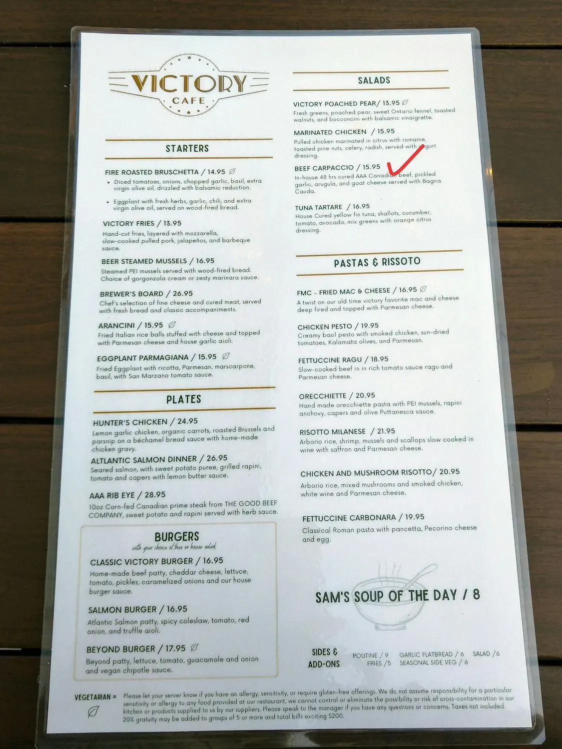 Menu 6