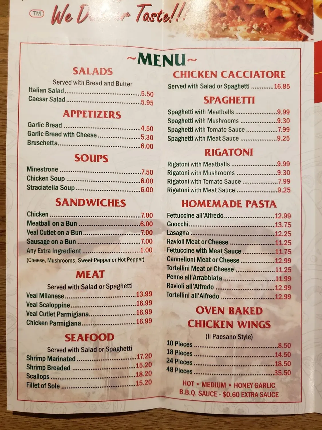 Menu 2