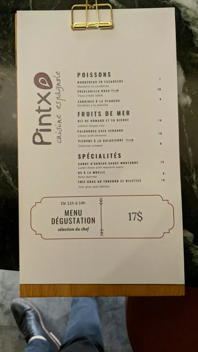 Menu 3