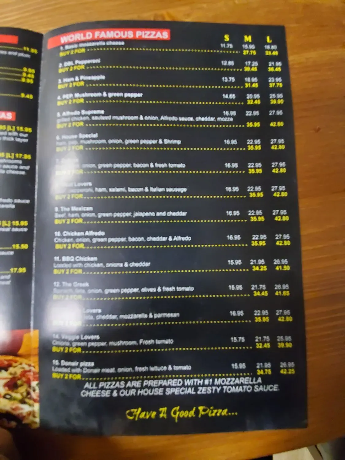 Menu 6