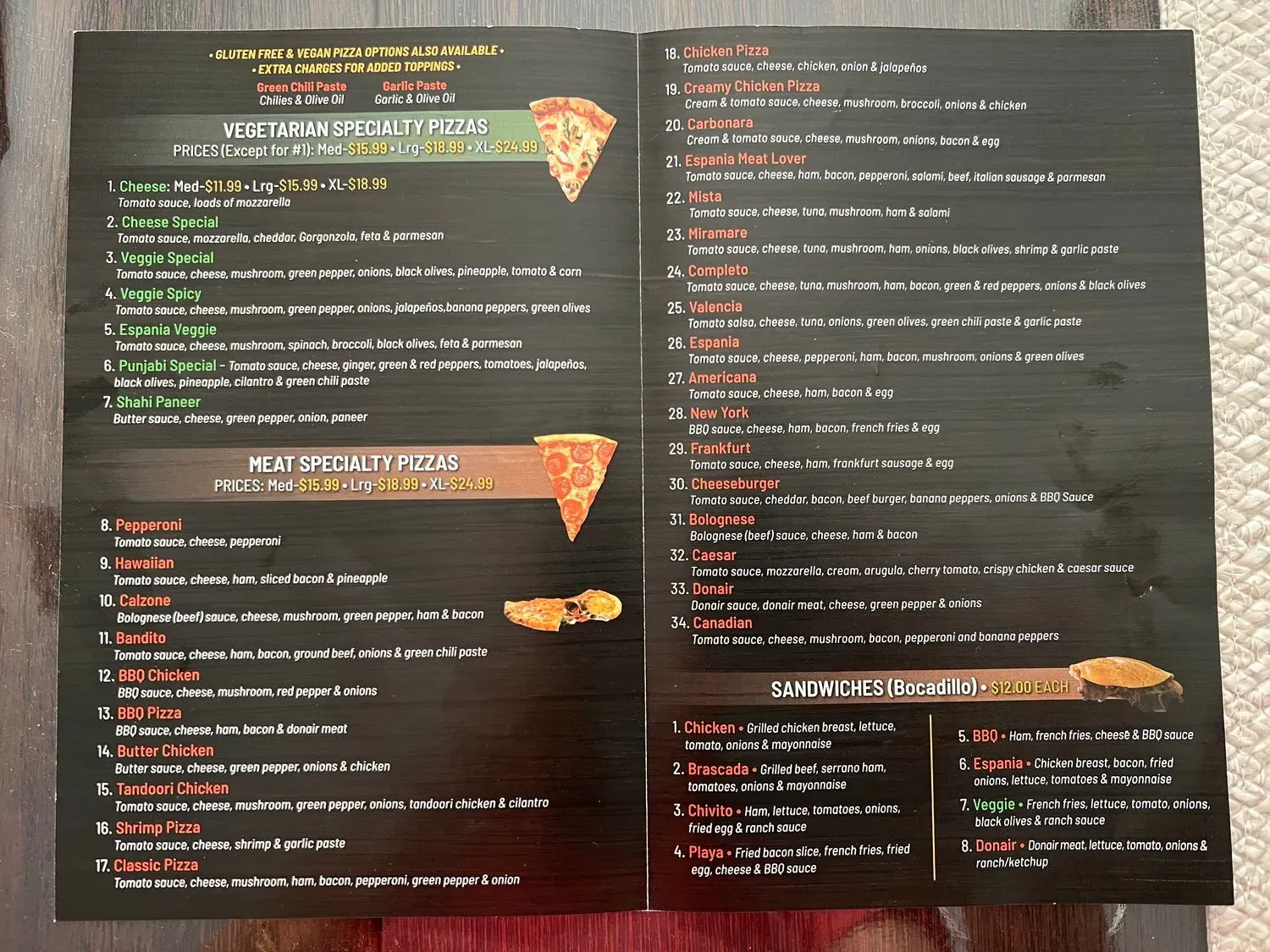 Menu 2