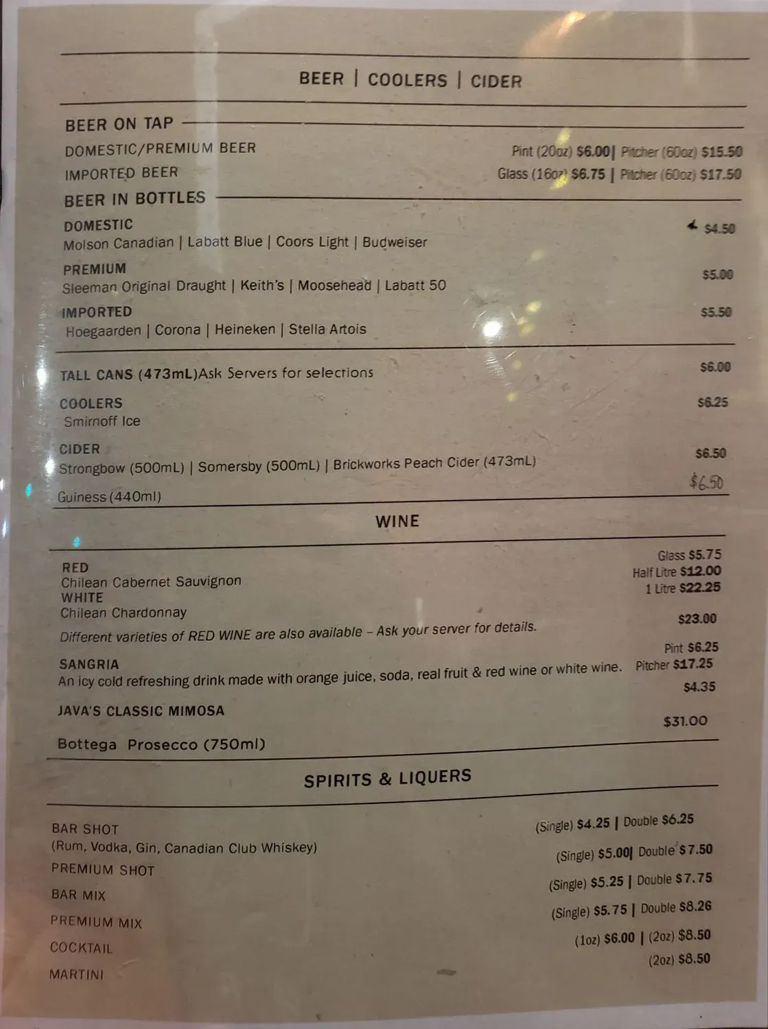 Menu 2