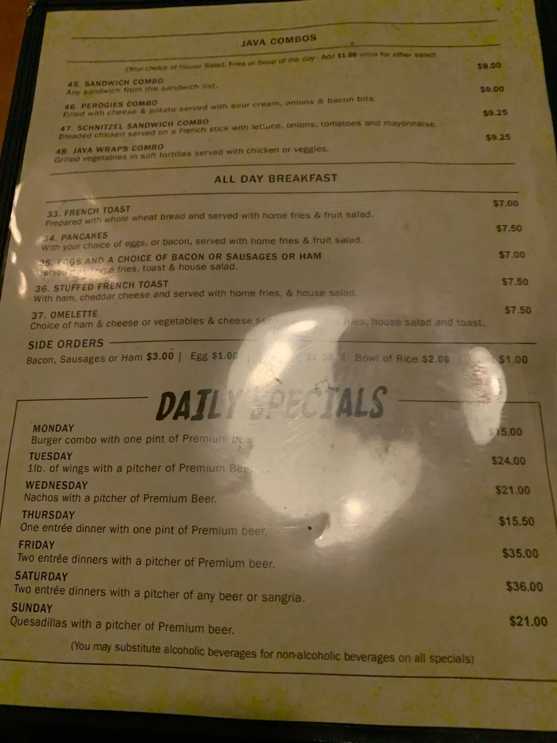 Menu 4