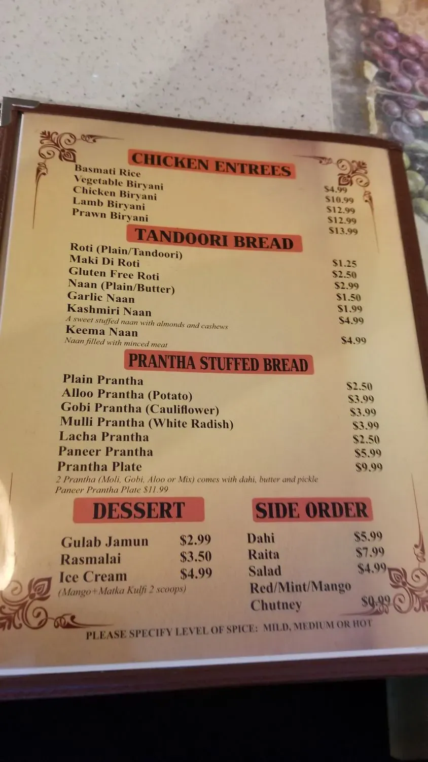 Menu 5