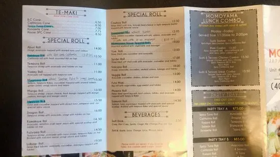 Menu 3