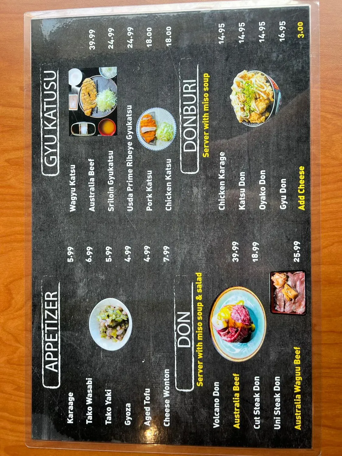 Menu 4