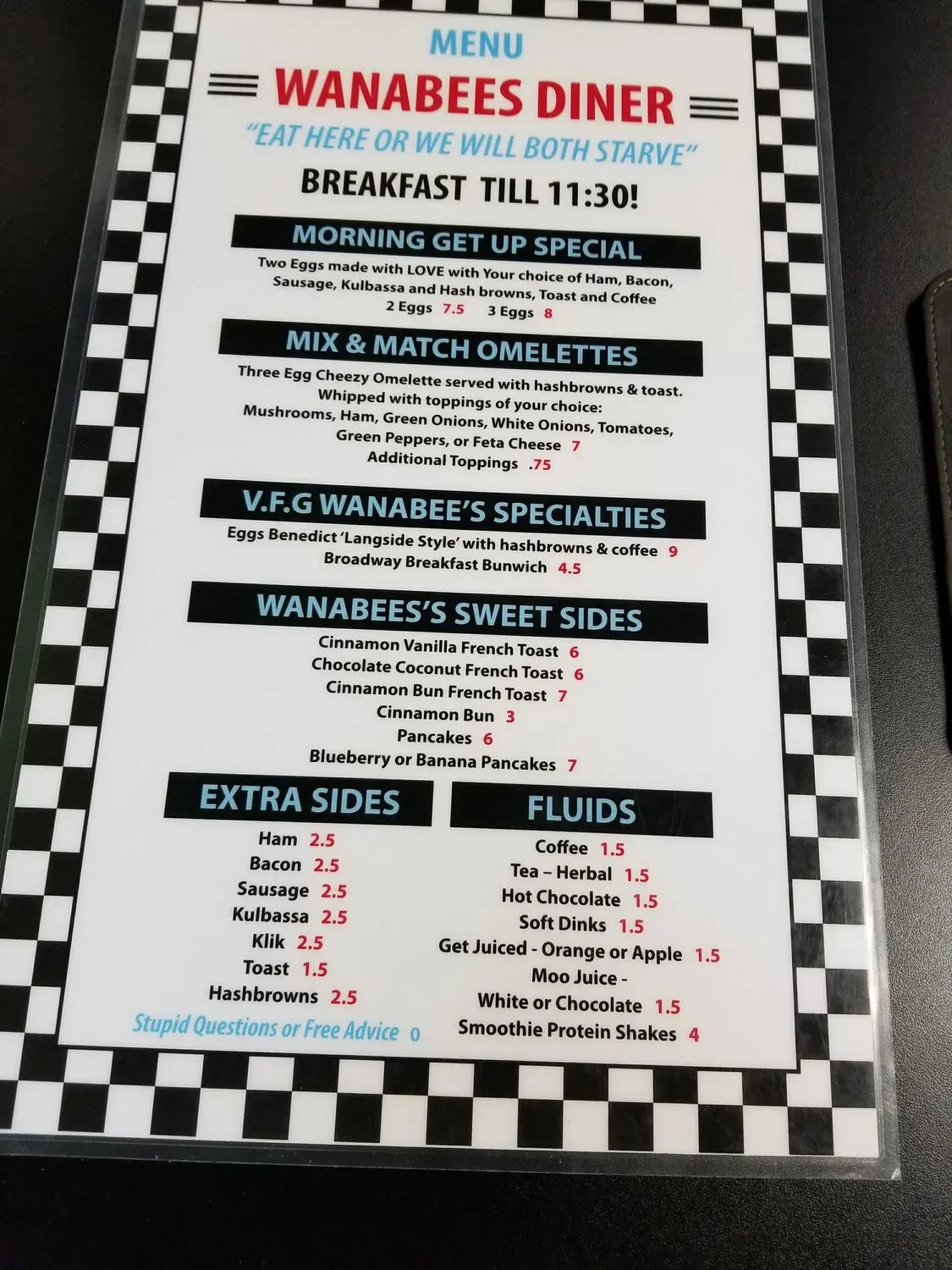 Menu 4