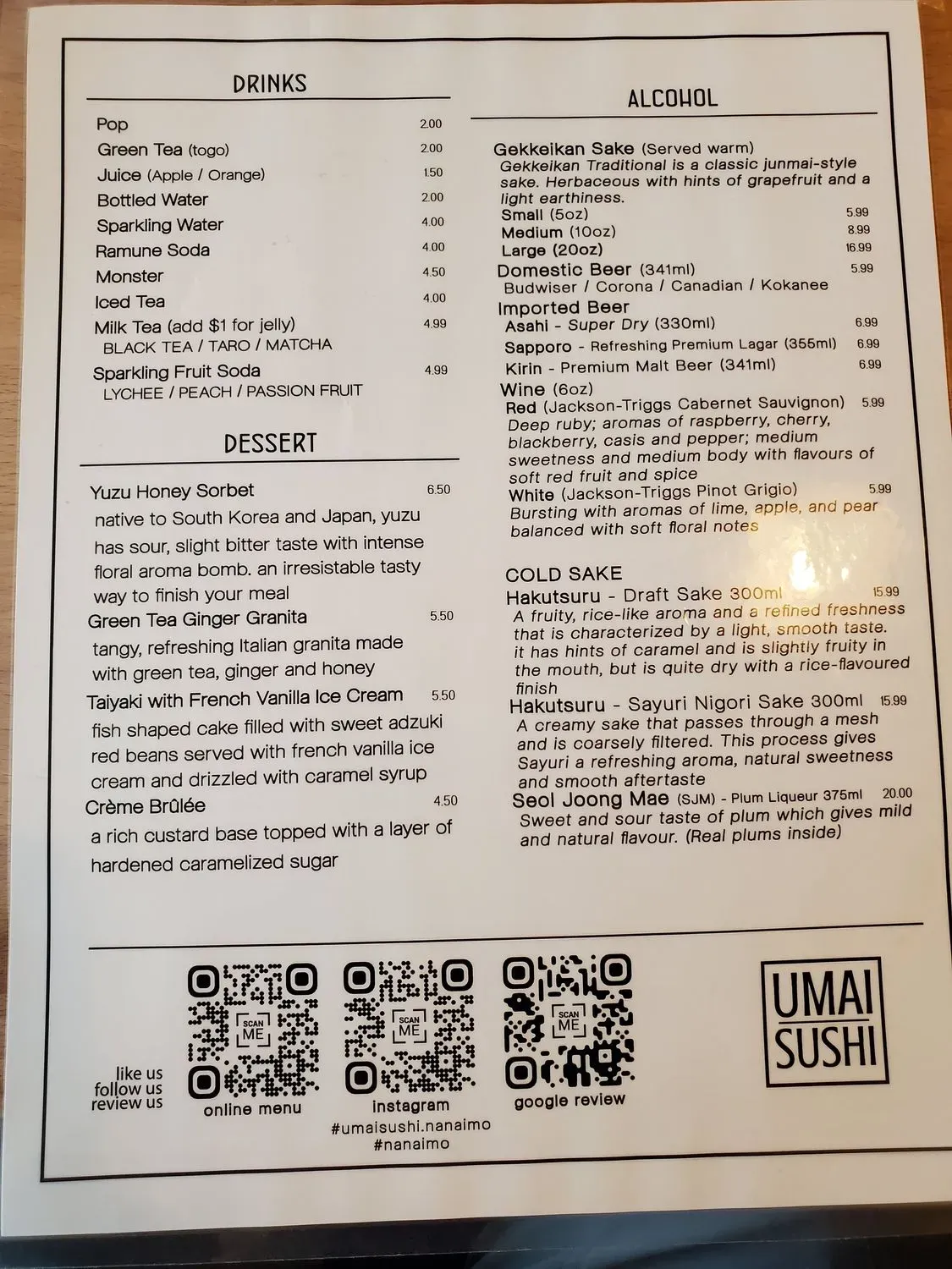 Menu 3