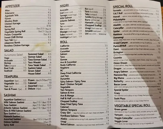 Menu 4