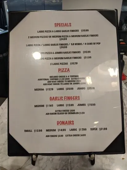 Menu 2