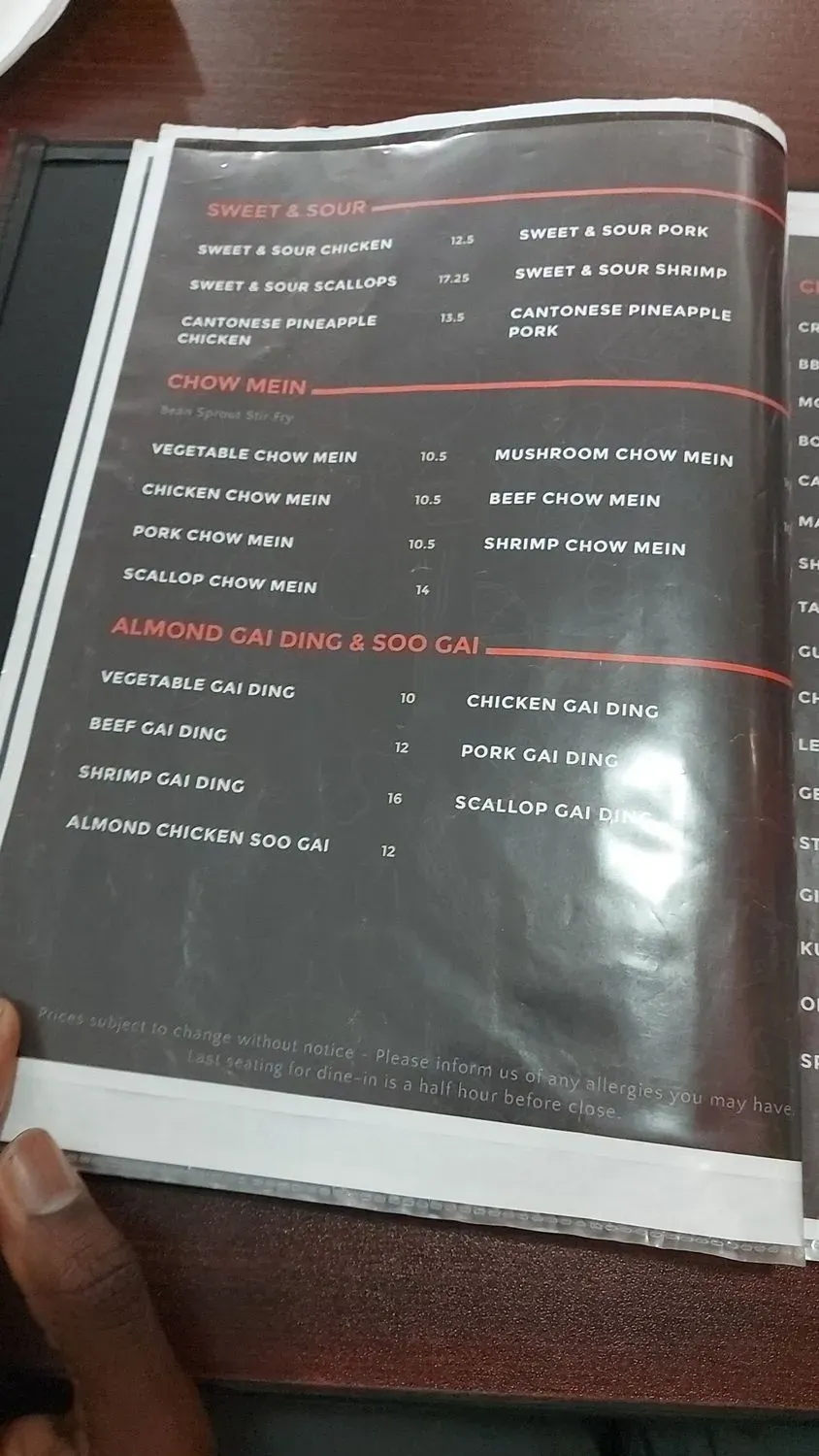 Menu 4