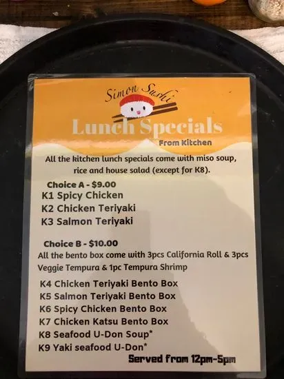 Menu 6