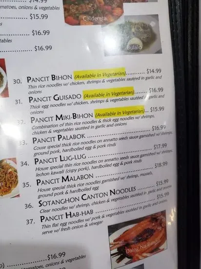 Menu 6