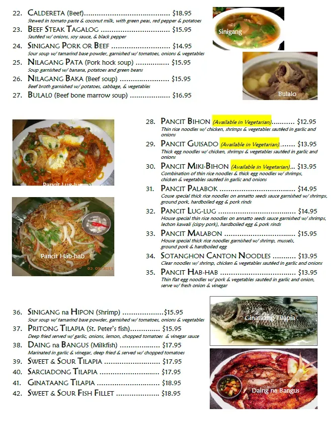 Menu 2