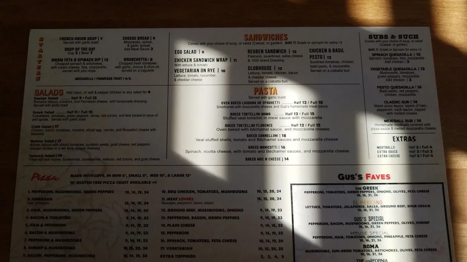 Menu 3