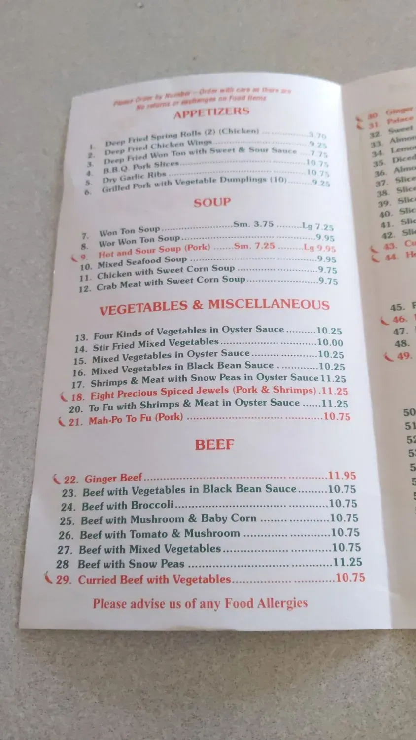 Menu 6