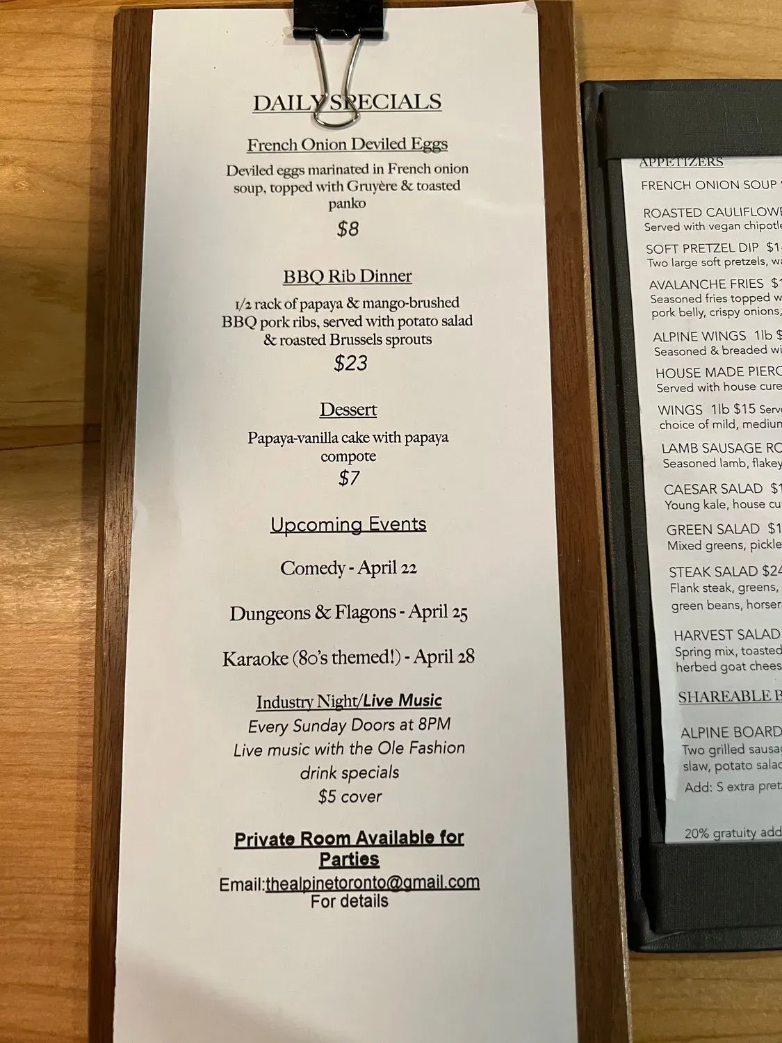 Menu 3