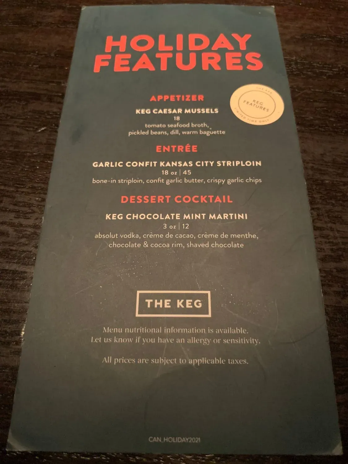 Menu 4