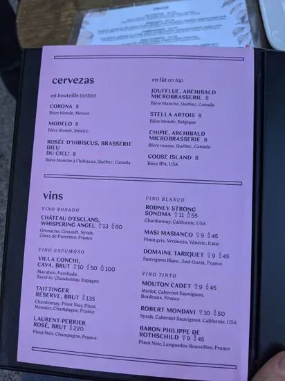 Menu 5