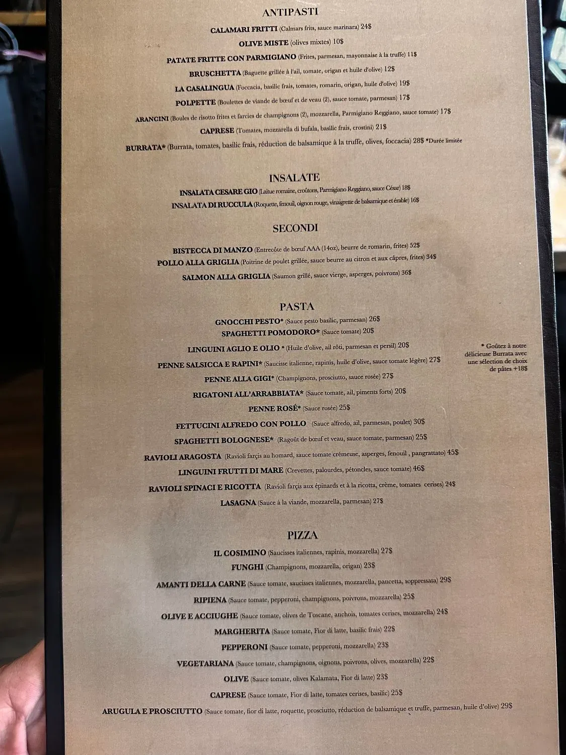 Menu 4