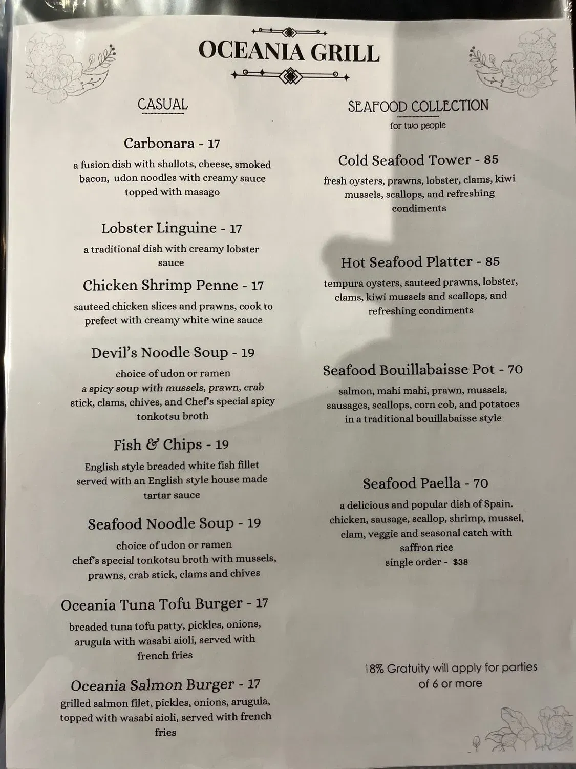 Menu 4