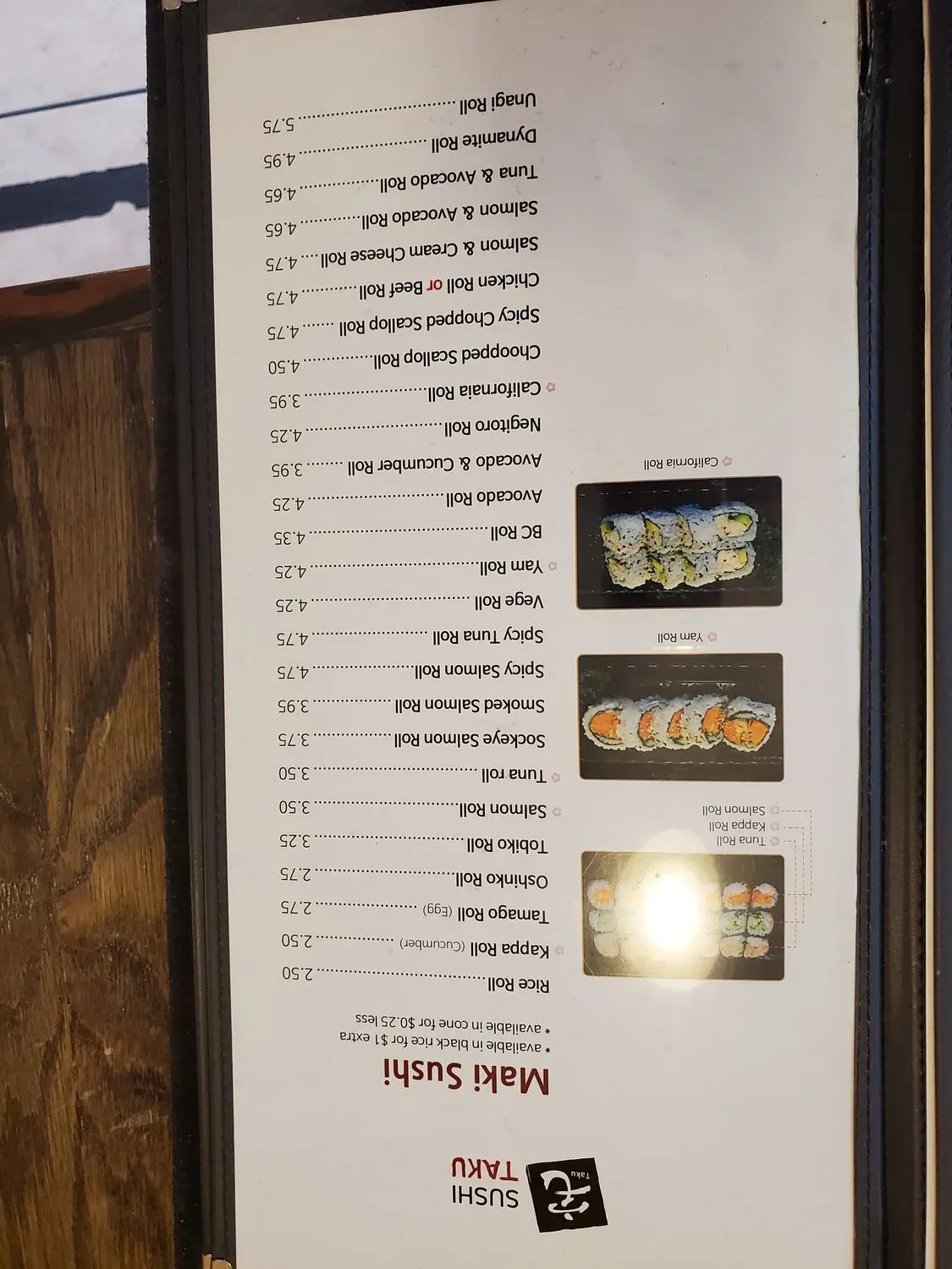 Menu 5