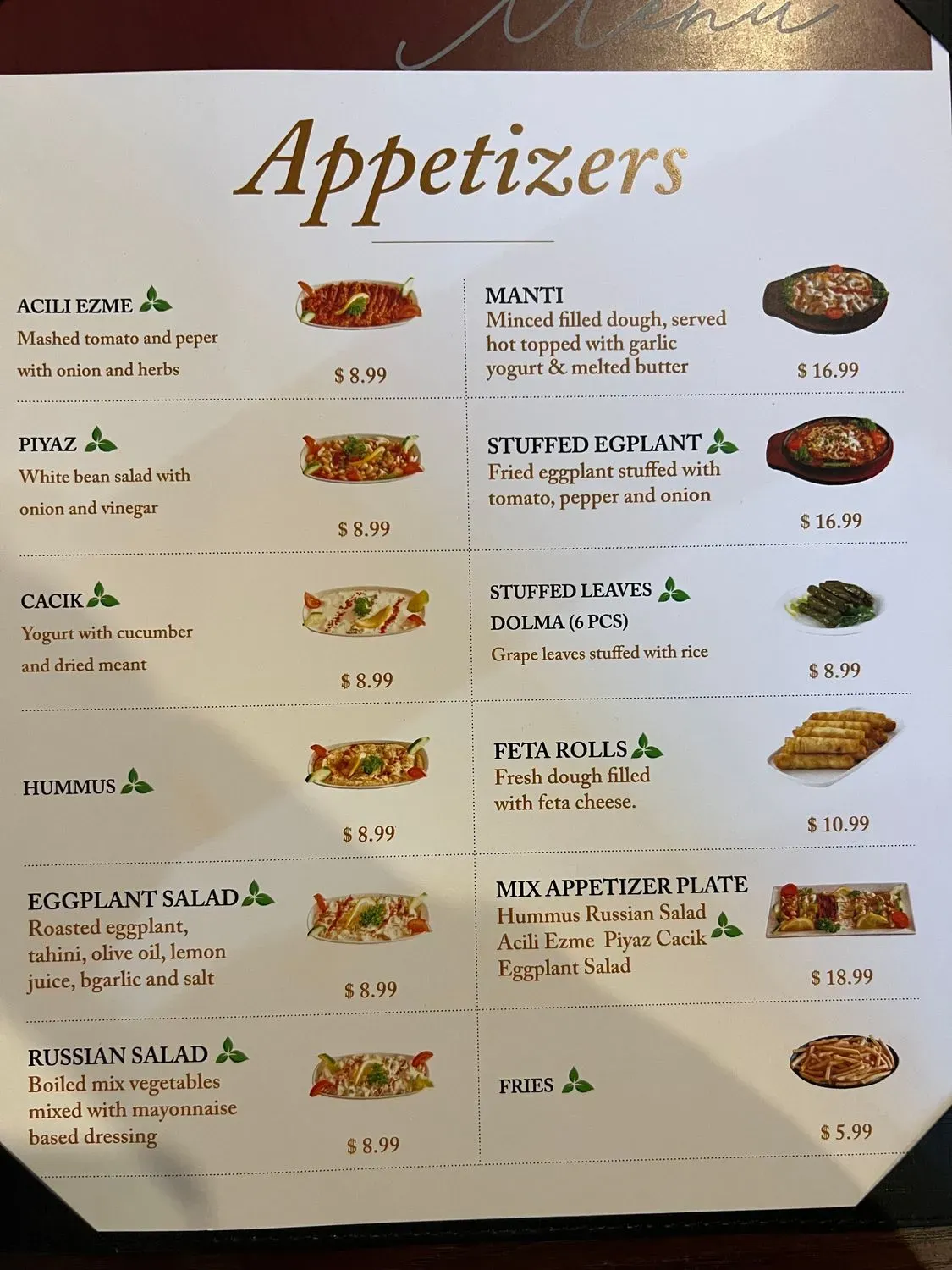 Menu 6