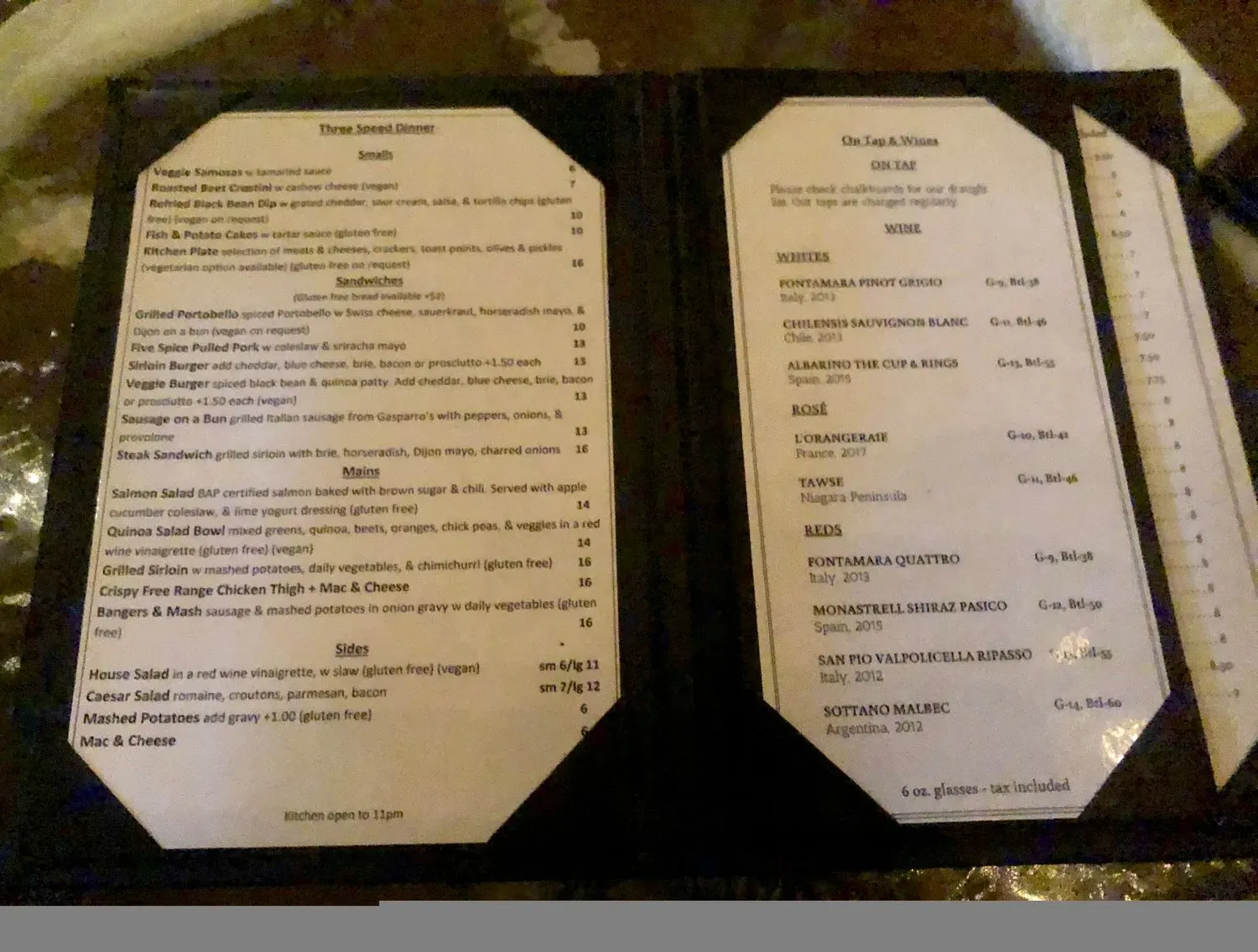 Menu 6