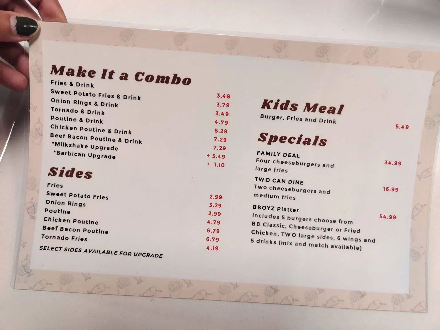 Menu 4