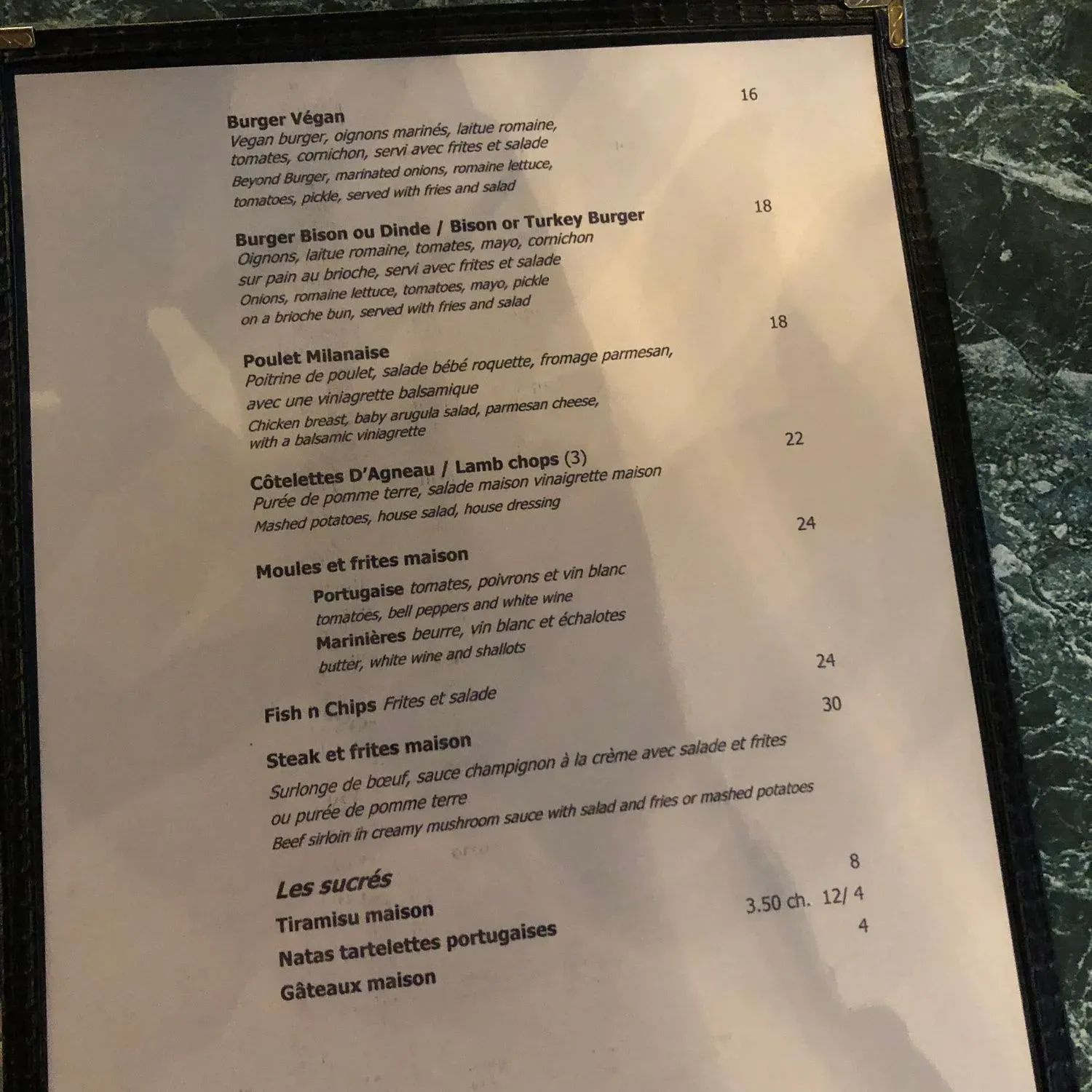 Menu 5