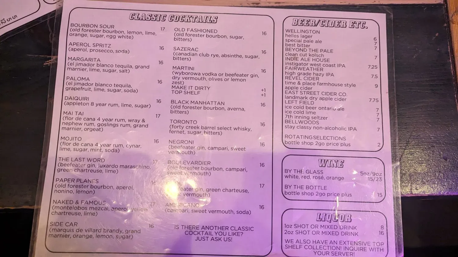 Menu 4