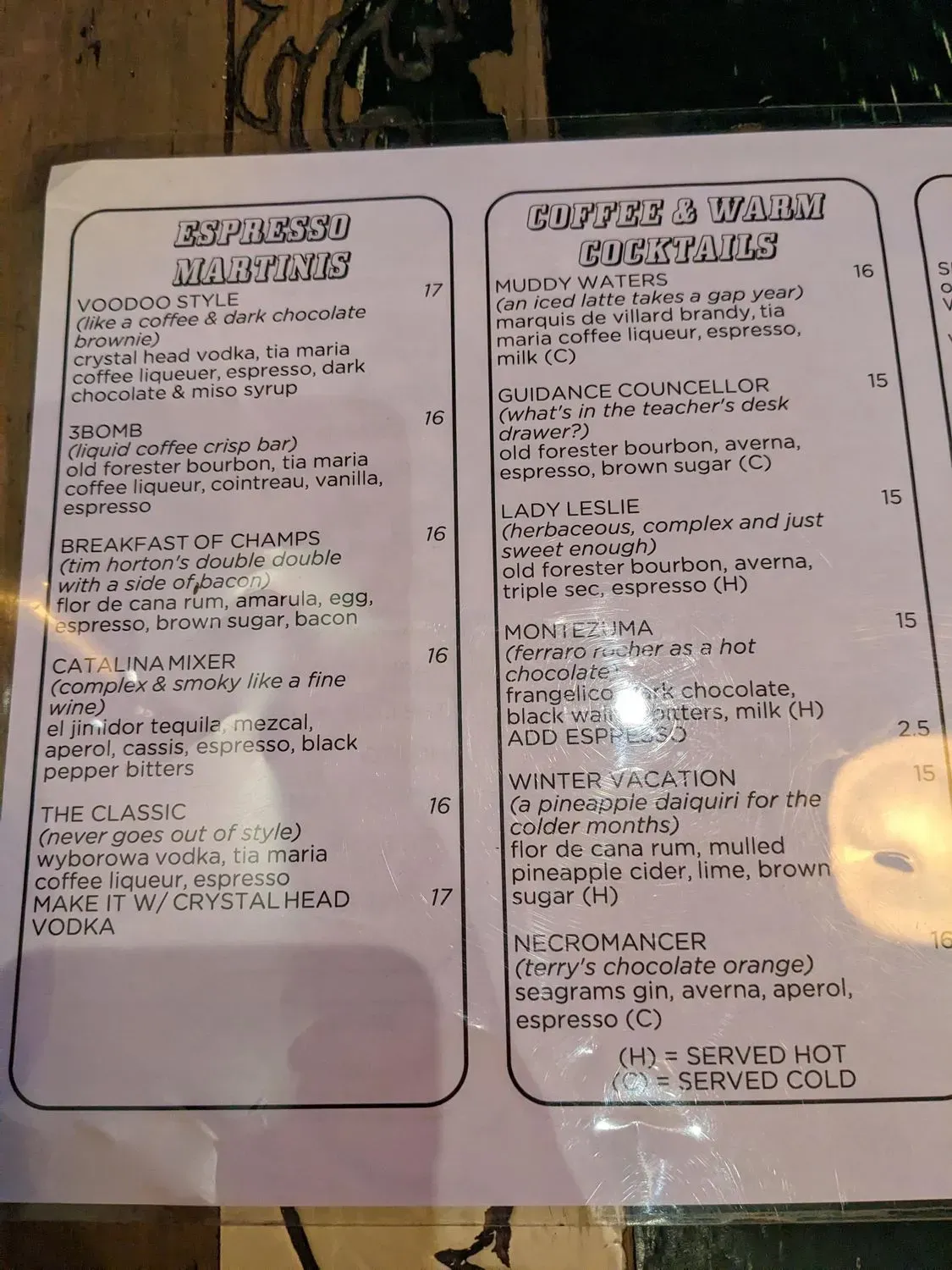 Menu 2