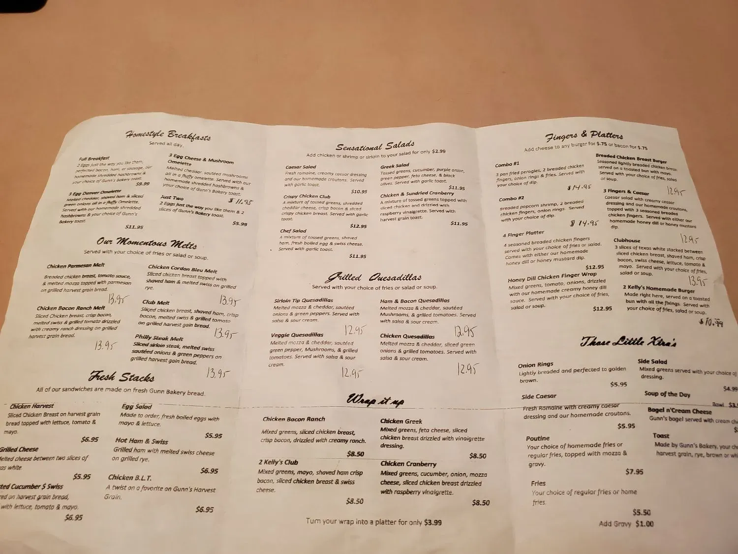 Menu 5