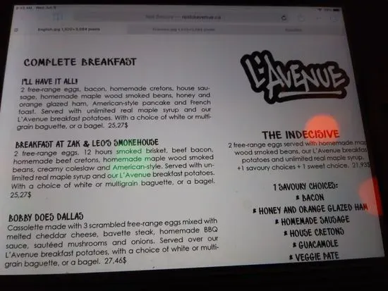 Menu 2