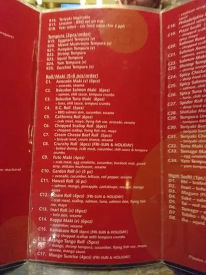 Menu 6