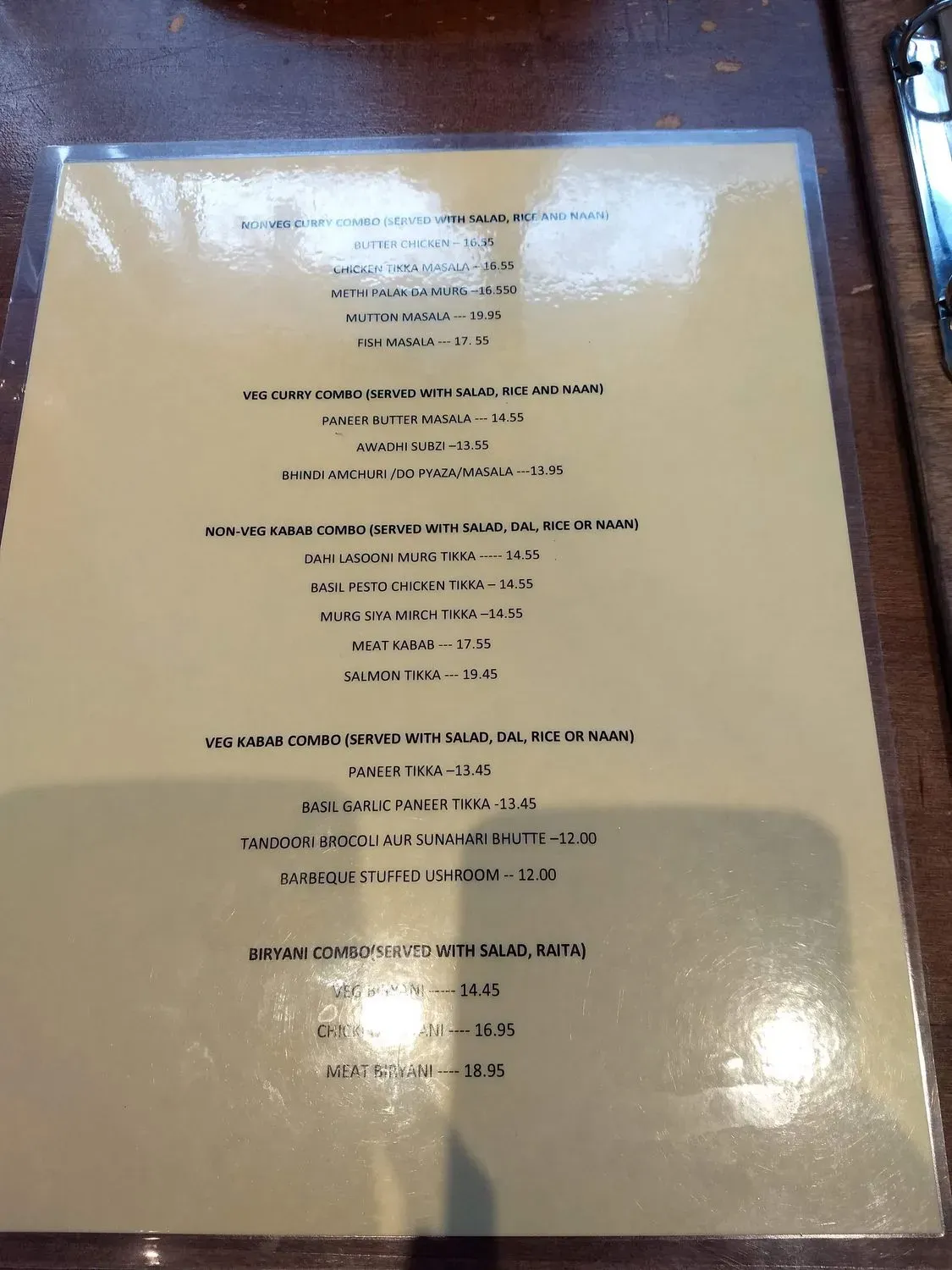 Menu 6