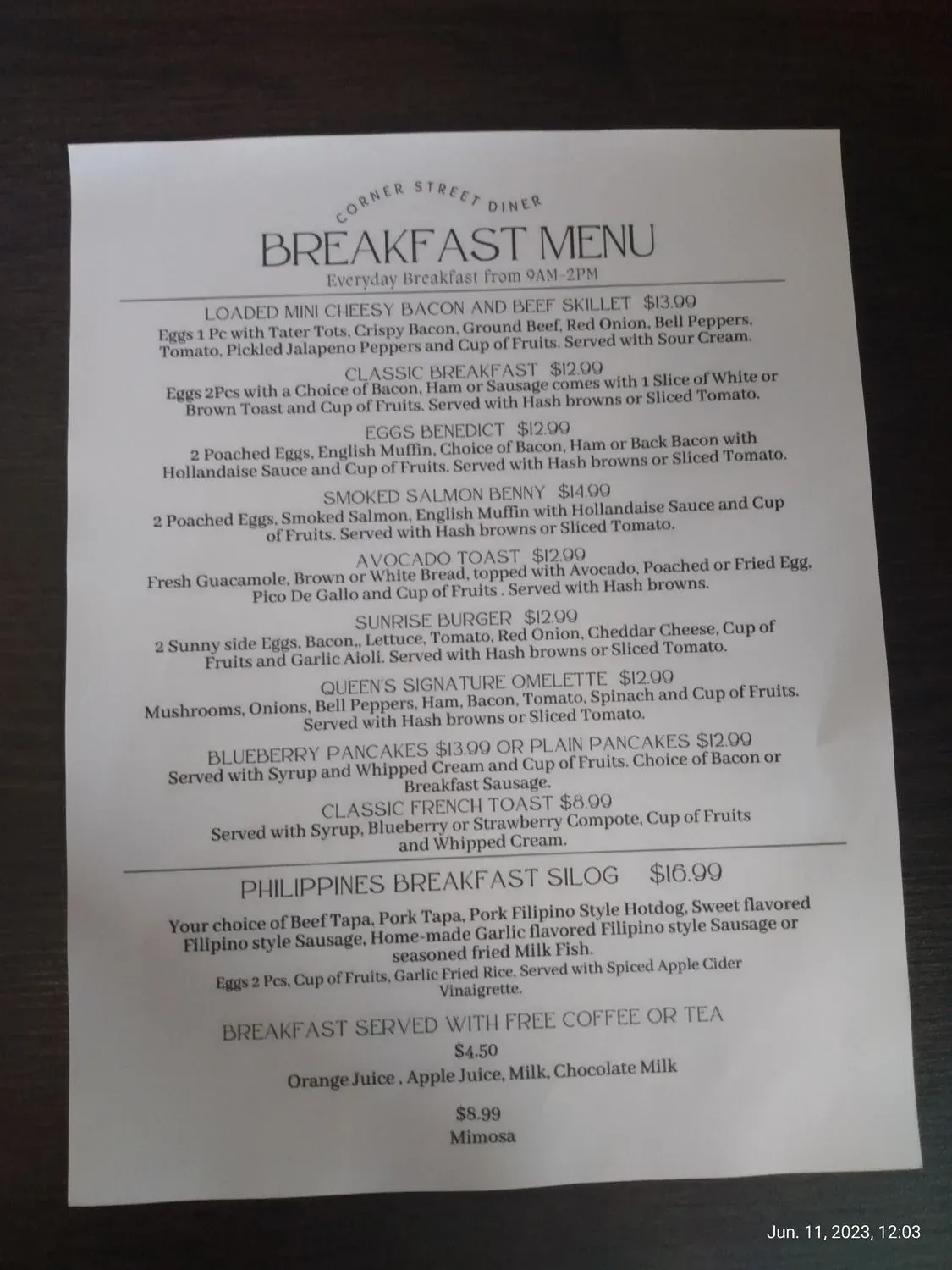 Menu 2